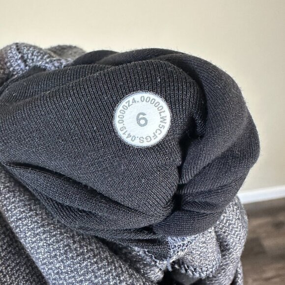 Lululemon Align Pant II 25” Yoga Mini Heathered Herringbone White Black Size 6 - Picture 6 of 6